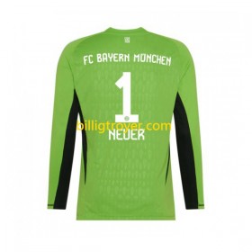 Billige Fotballdrakter FC Bayern München Manuel Neuer 1 Keeper Bortedraktsett 2023/24 Langermet